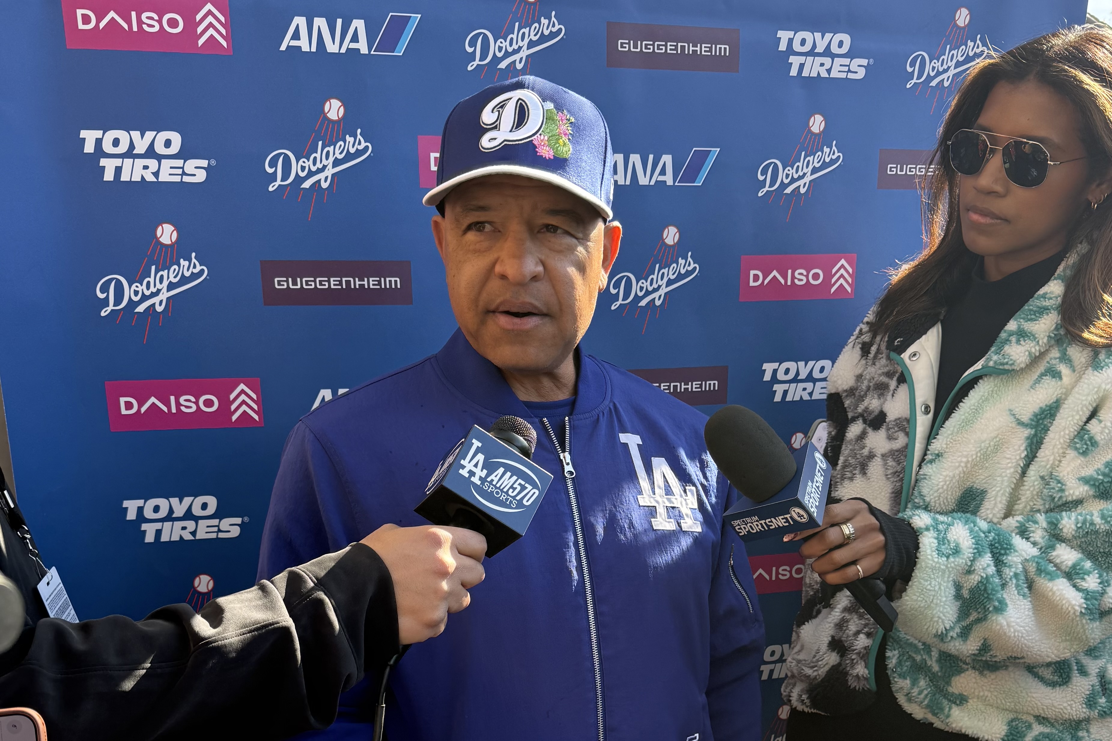 ドジャースのデーブ・ロバーツ監督【写真：荒川祐史】