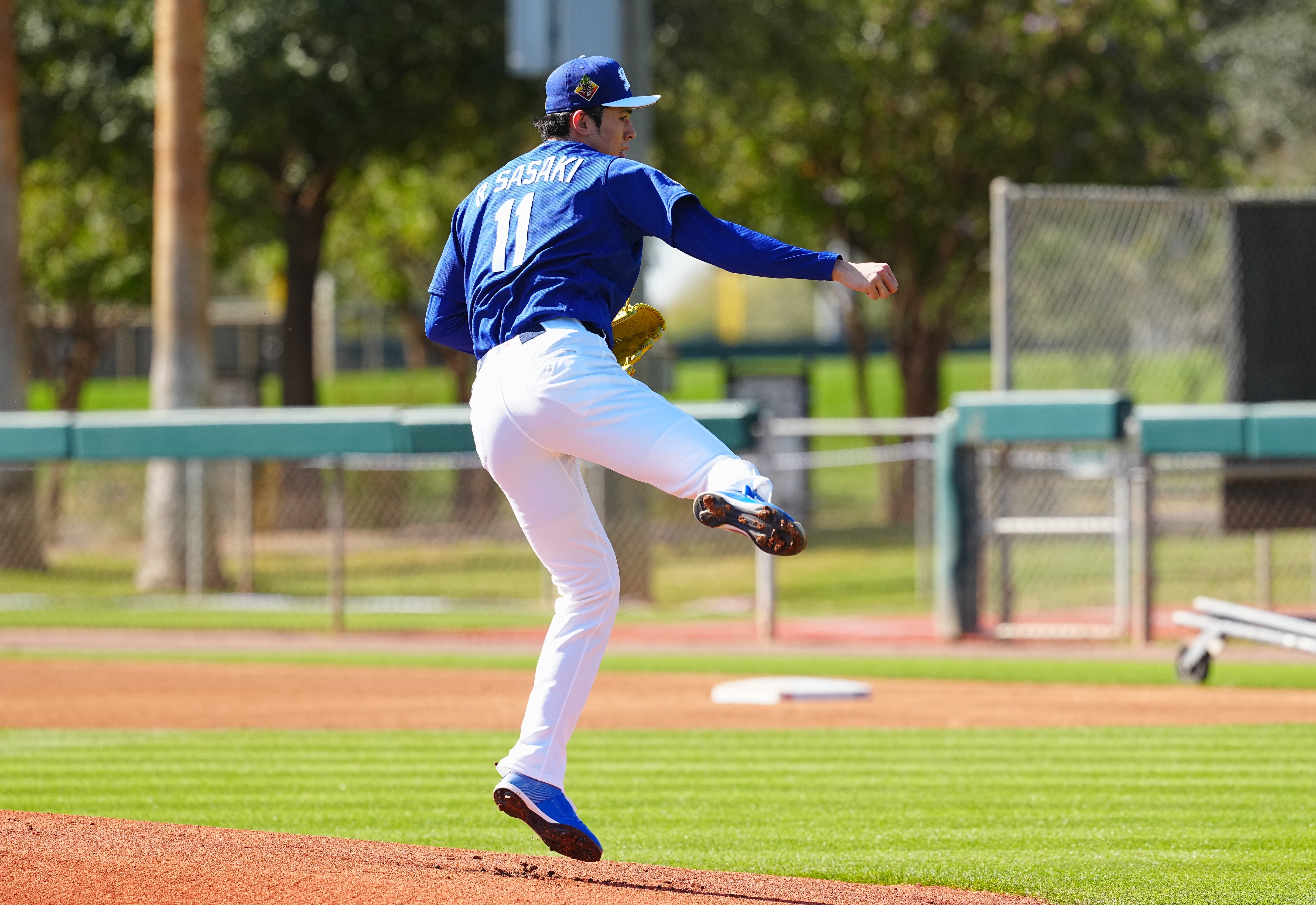 ドジャース・佐々木朗希【写真:荒川祐史】