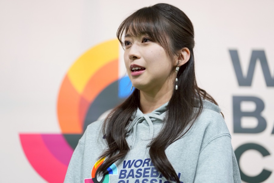 イベントに参加した牧野真莉愛さん【写真：イワモトアキト】