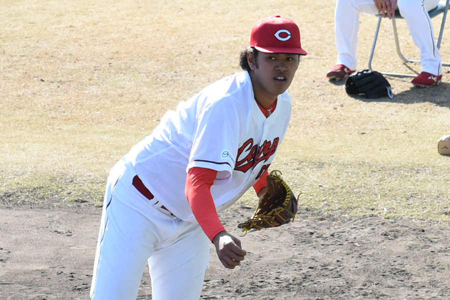 広島・菊地ハルン【写真：真田一平】