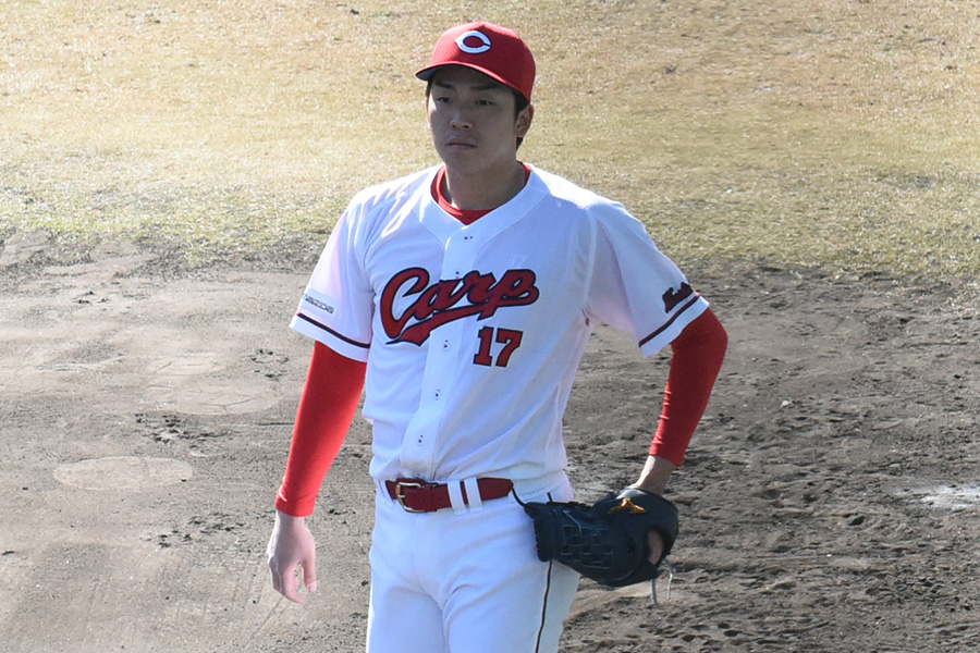 広島・常廣羽也斗【写真：真田一平】