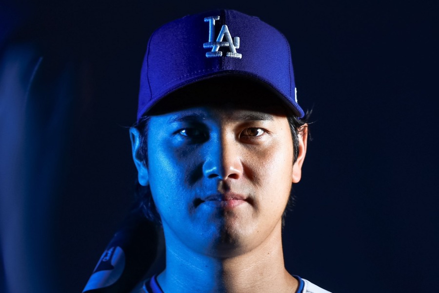 球団公式が投稿した大谷翔平のフォトデーの写真【画像提供：ドジャース】