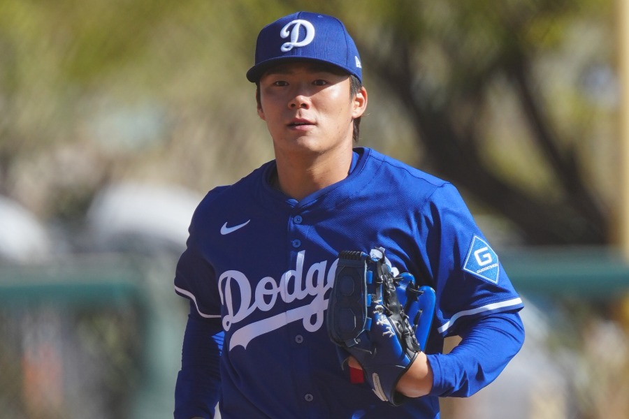 ドジャースの山本由伸【写真:荒川祐史】