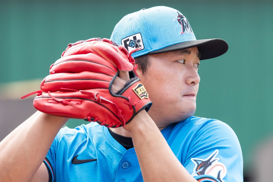 マーリンズ時代のコ・ウソク【写真:アフロ】