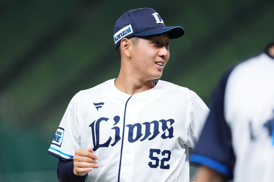 西武・篠原響【写真：小林靖】