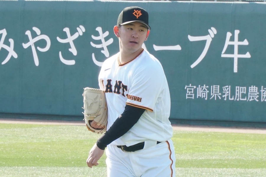 巨人・北浦竜次【写真：湯浅大】