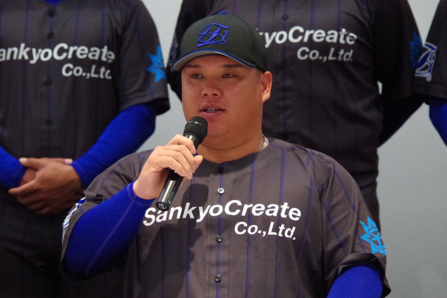 三協クリエイトに加入した元西武・渡部健人【写真:喜岡桜】