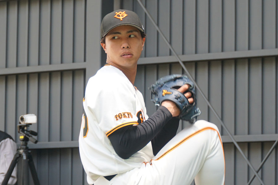 巨人・山城京平【写真：湯浅大】