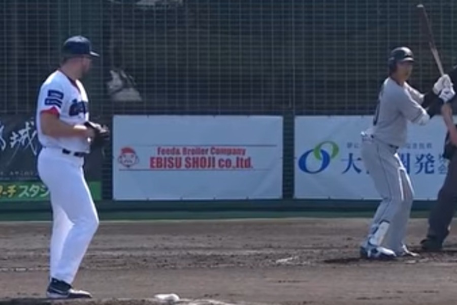 ロッテと対戦したチェコ代表【画像:パーソル パ・リーグTV】