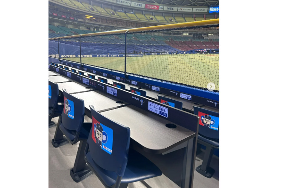 バンテリンドームのホームランテラスが完成【画像提供:バンテリンドーム ナゴヤ】