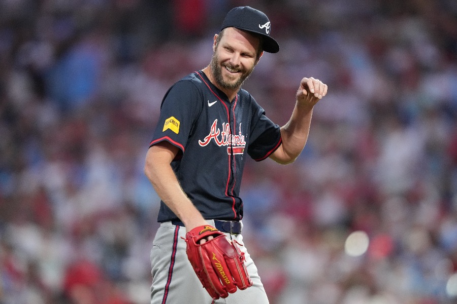 ブレーブスのクリス・セール【写真：アフロ】