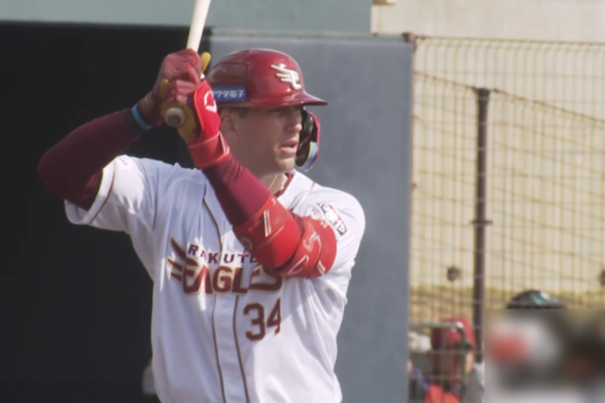 楽天のカーソン・マッカスカー【写真：パーソル パ・リーグTV】