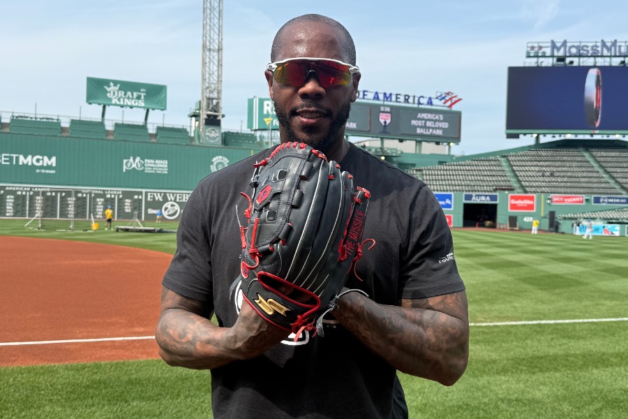 SSKとアドバイザー契約を締結したレッドソックスのアロルディス・チャップマン【写真:小谷真弥】