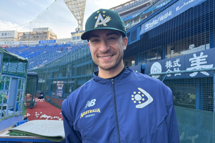 豪州代表のジョージ・カリル【写真：町田利衣】