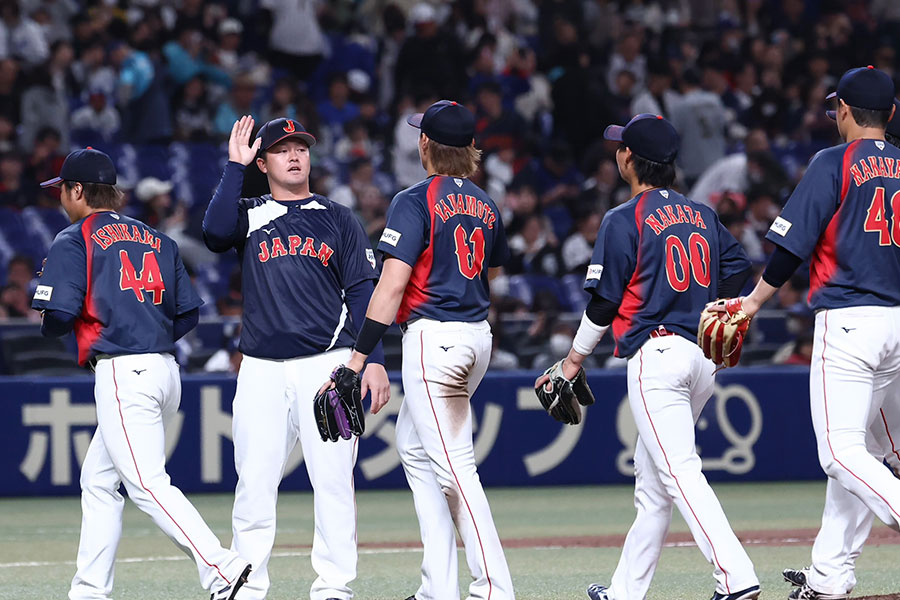 侍ジャパンナイン【写真：加治屋友輝】