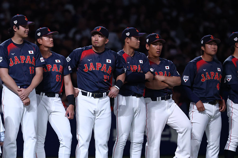 侍ジャパンナイン【写真：加治屋友輝】