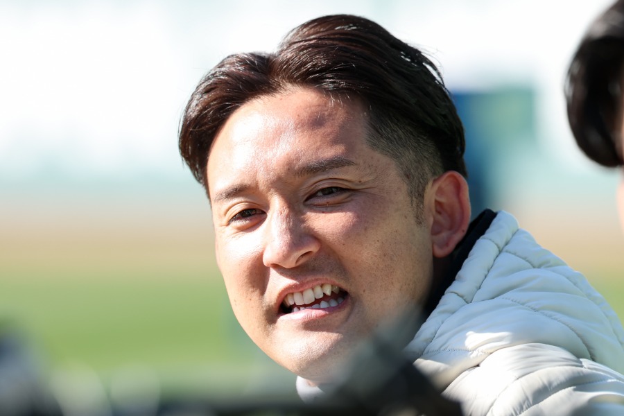 キャンプに訪れた杉谷拳士氏【写真：加治屋友輝】