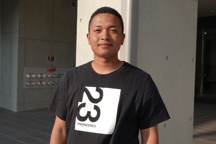 国学院大時代の山本ダンテ武蔵【写真：楢崎豊】