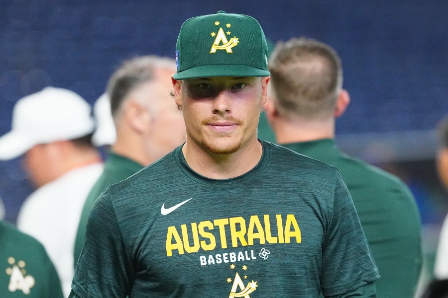 WBC豪州代表のトラビス・バザーナ【写真:荒川祐史】