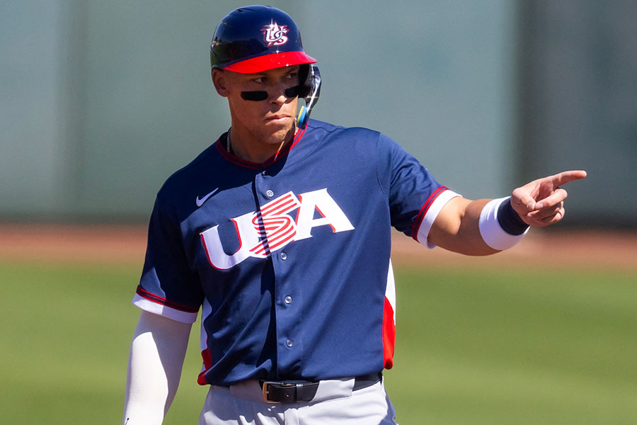 米国代表のアーロン・ジャッジ【写真：ロイター】