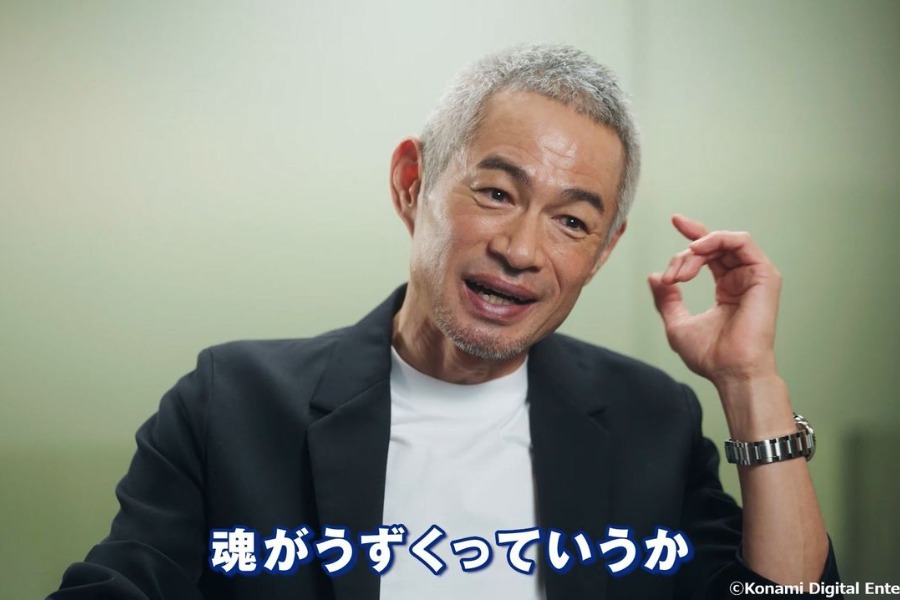 「プロ野球スピリッツA」のCMに出演したイチロー氏【写真提供：KONAMI】