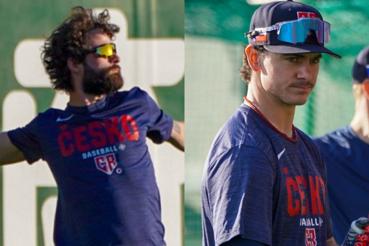 チェコ代表のオンジェイ・サトリア（左）とウィリー・エスカラ【写真：宮脇広久】