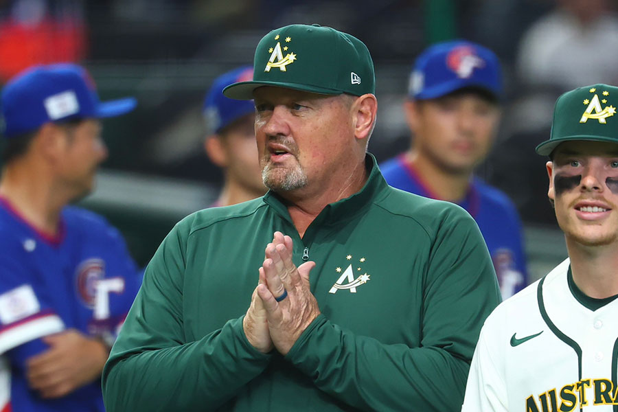 豪州代表のデーブ・ニルソン監督【写真：加治屋友輝】