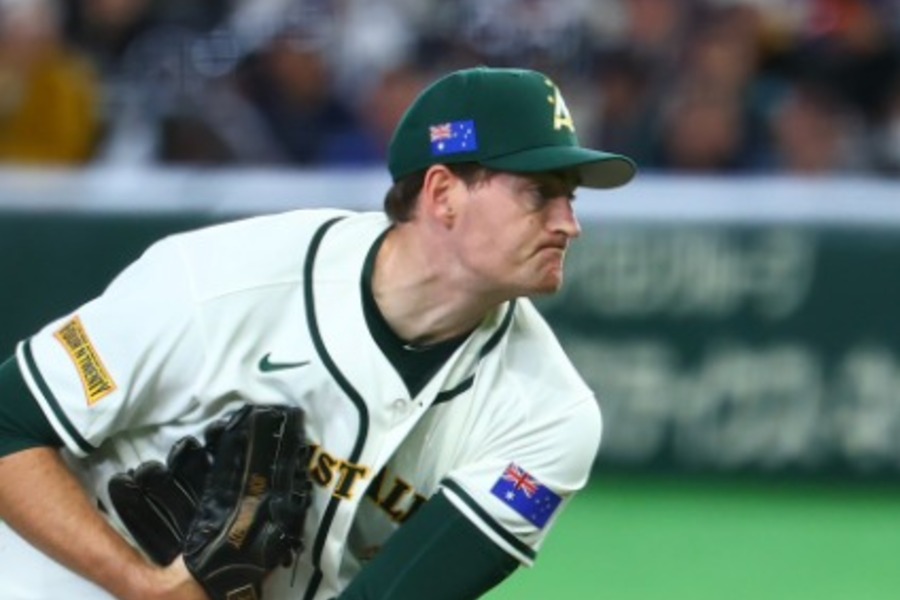 豪州代表のジョン・ケネディ【写真：加治屋友輝】