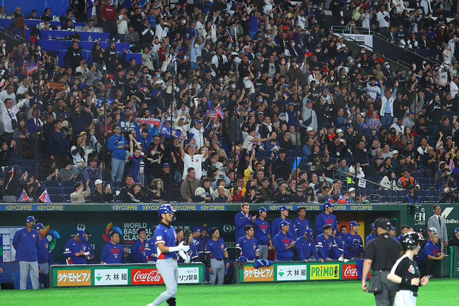 5日、東京ドームの豪州-台湾戦でWBCが開幕した【写真：加治屋友輝】