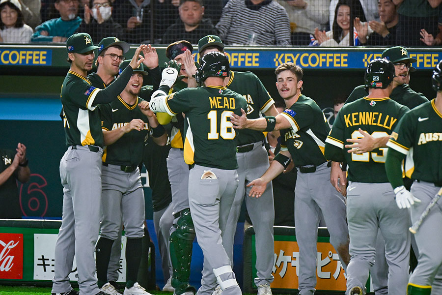 オーストラリア代表ナイン【写真：中戸川知世】