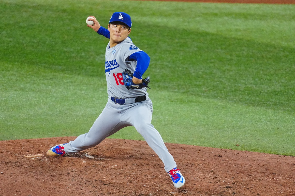 2025年シーズン、重要な局面でフル回転したドジャース・山本由伸【写真：荒川祐史】