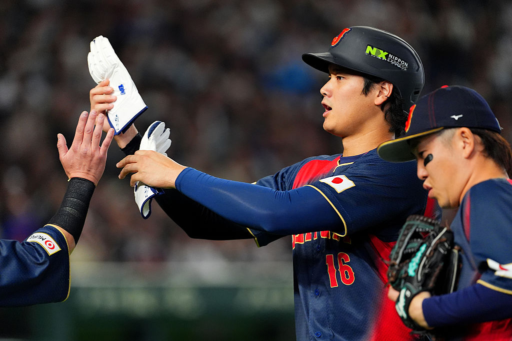 満塁弾を放った侍ジャパン・大谷翔平【写真：Getty Images】