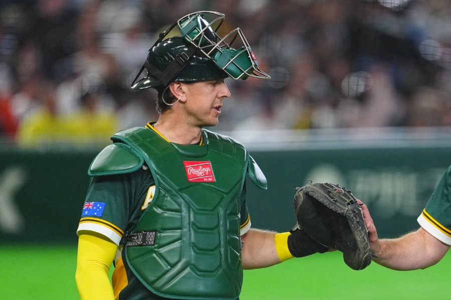 豪州代表のロビー・パーキンス【写真：荒川祐史】