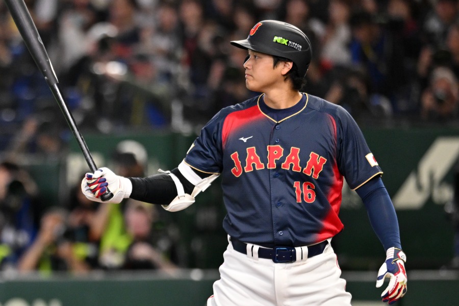先制の1号満塁弾を放った侍ジャパン・大谷翔平【写真：Getty Images】