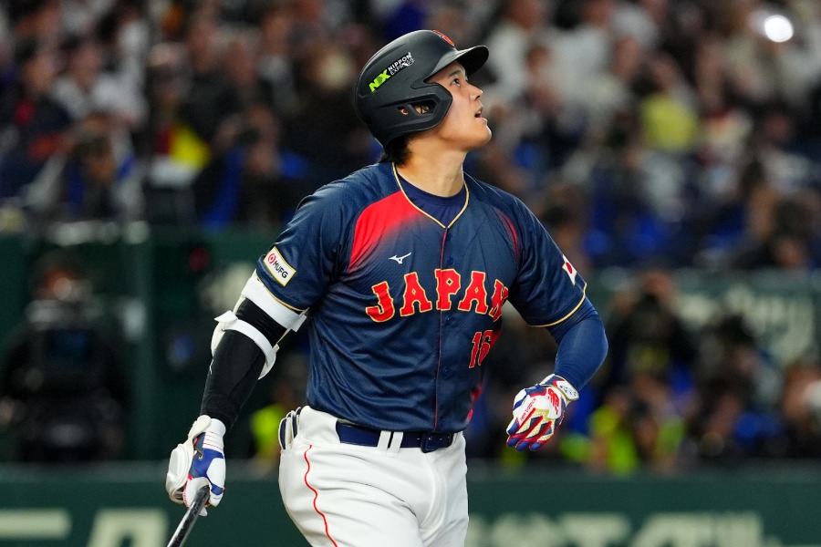 満塁弾を放った侍ジャパン・大谷翔平【写真：Getty Images】