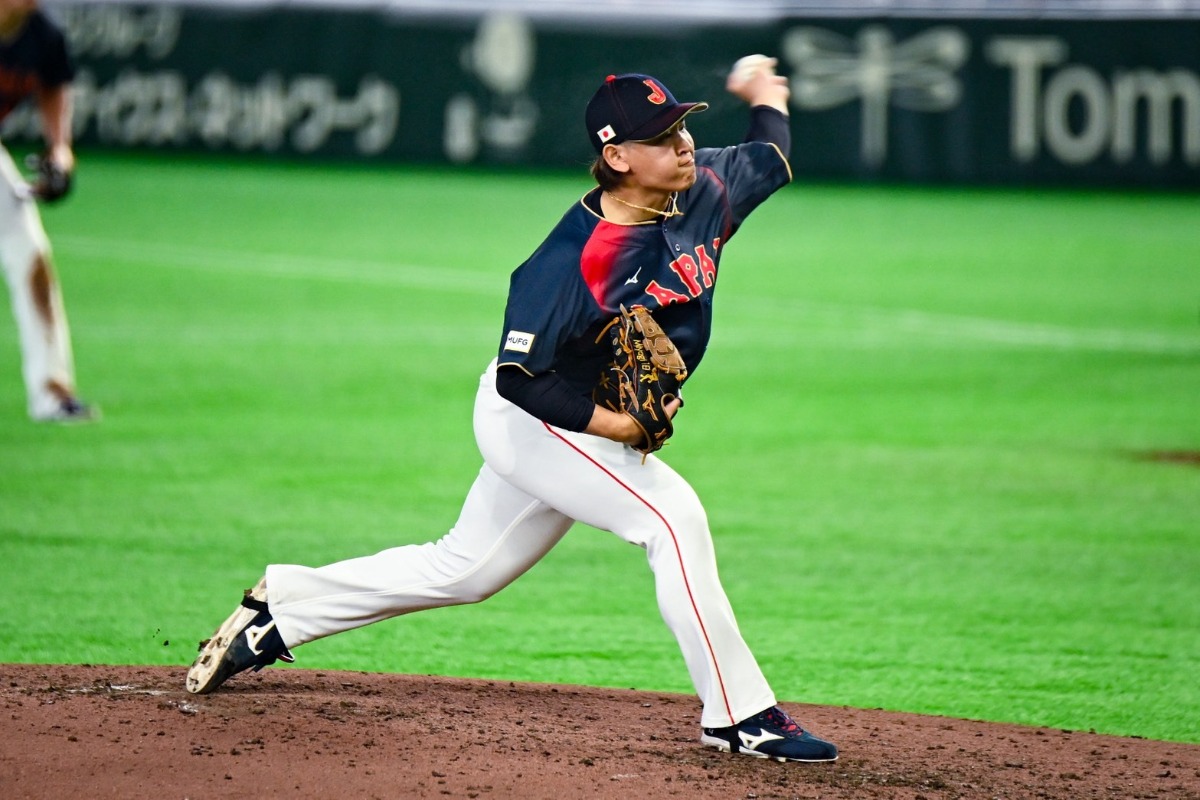 2回無安打3奪三振無失点も…3四死球で制球面に課題残す【写真：中戸川知世】