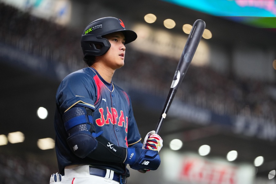 チャイニーズ・タイペイ戦に出場した侍ジャパン・大谷翔平【写真：Getty Images】