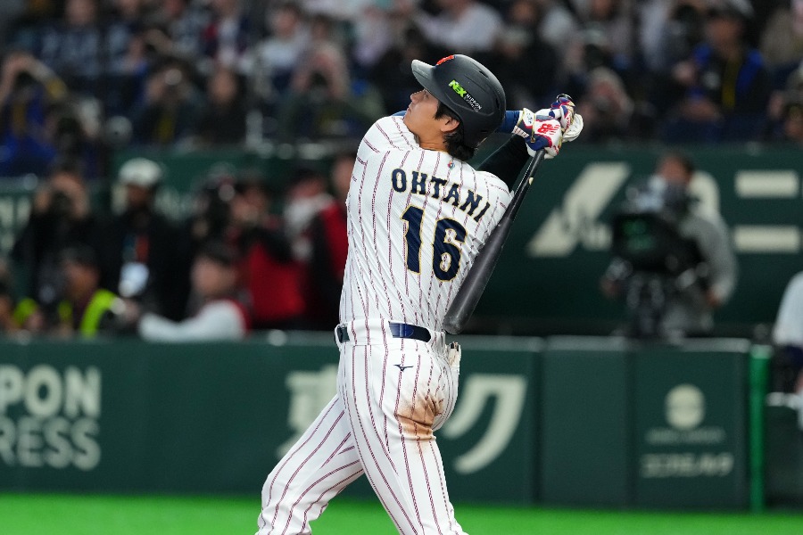 HRを放った侍ジャパン・大谷翔平【写真：Getty Images】