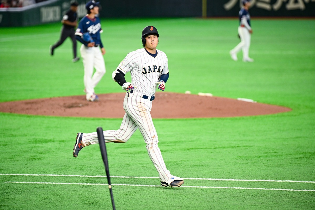HRを放った侍ジャパン・大谷翔平【写真：中戸川知世】