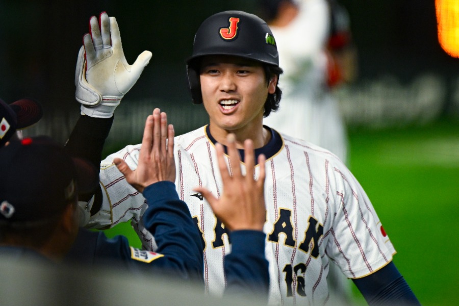 HRを放った侍ジャパン・大谷翔平【写真：中戸川知世】
