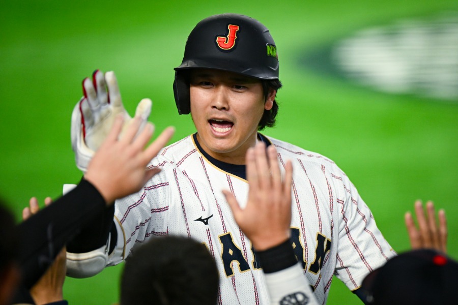 HRを放った侍ジャパン・大谷翔平【写真：中戸川知世】