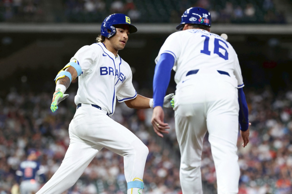 本塁打を放ったブラジル代表のルーカス・ラミレス【写真：ロイター】