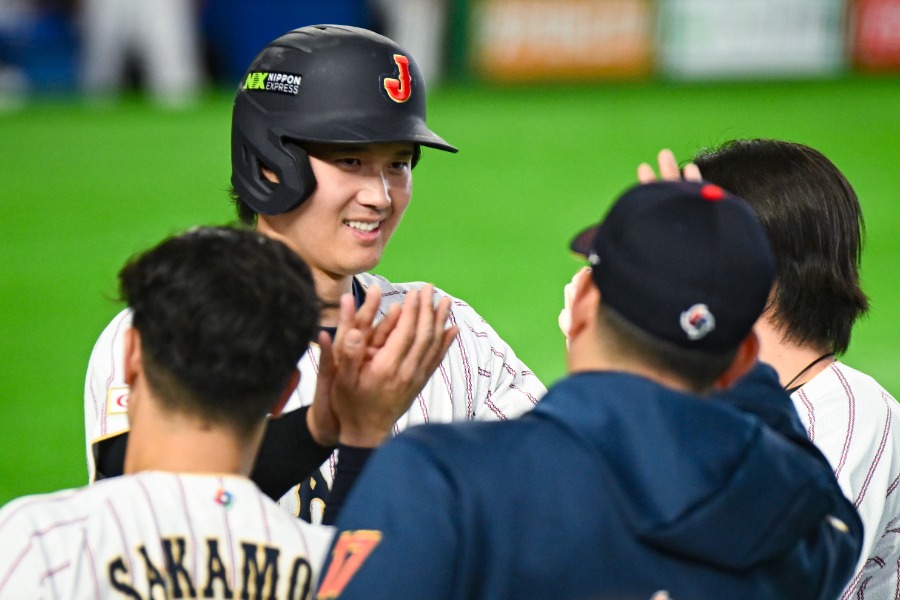 HRを放った侍ジャパン・大谷翔平【写真：中戸川知世】