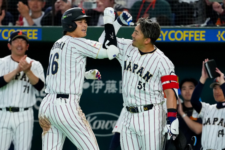 侍ジャパン・大谷翔平（左）と鈴木誠也【写真：Getty Images】