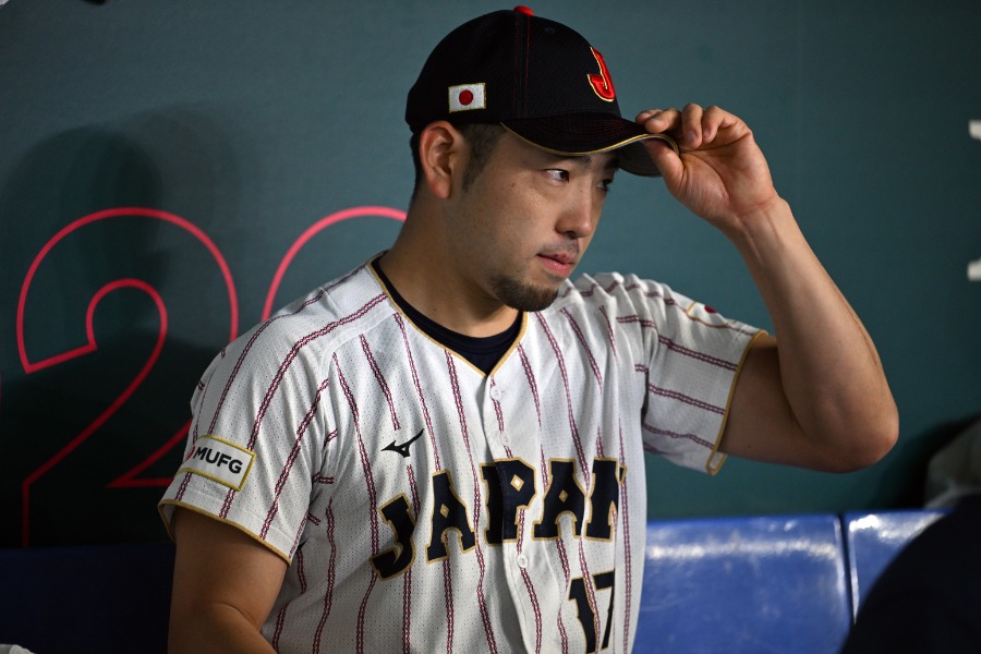 韓国戦に先発した侍ジャパン・菊池雄星【写真：Getty Images】