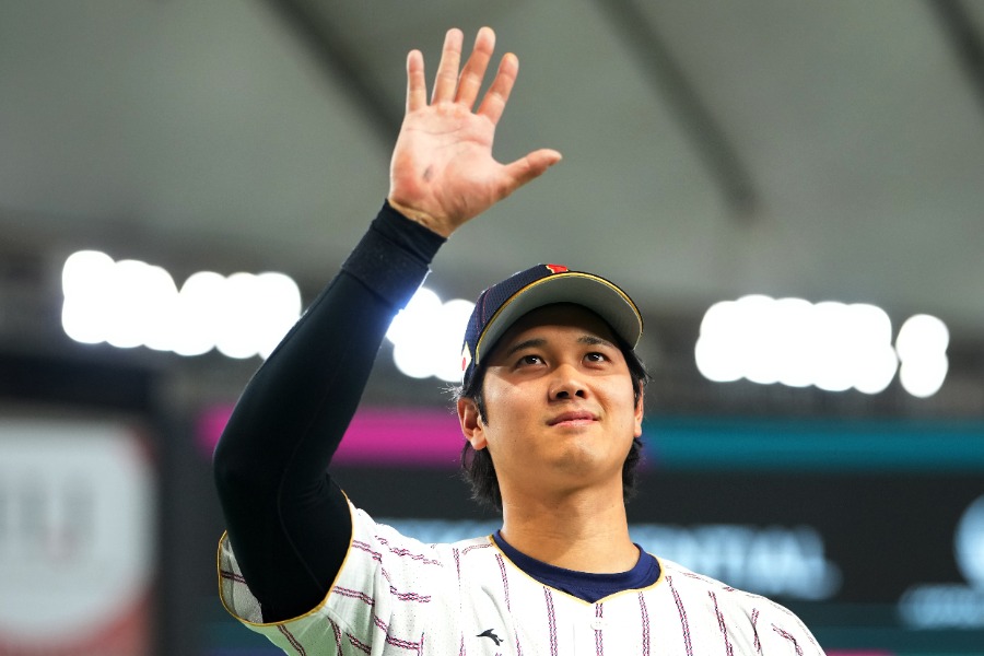 韓国戦に出場した侍ジャパン・大谷翔平【写真：Getty Images】