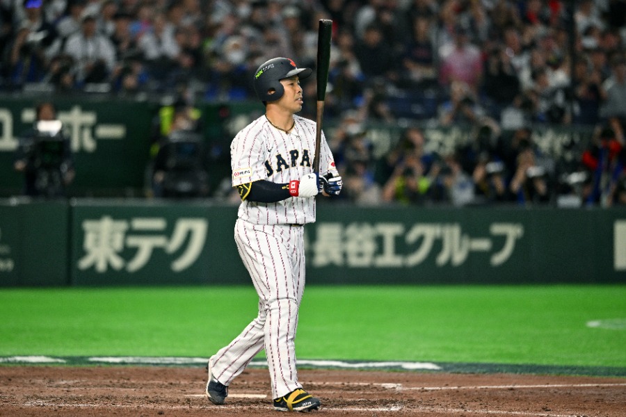 韓国戦に出場した侍ジャパン・近藤健介【写真：Getty Images】