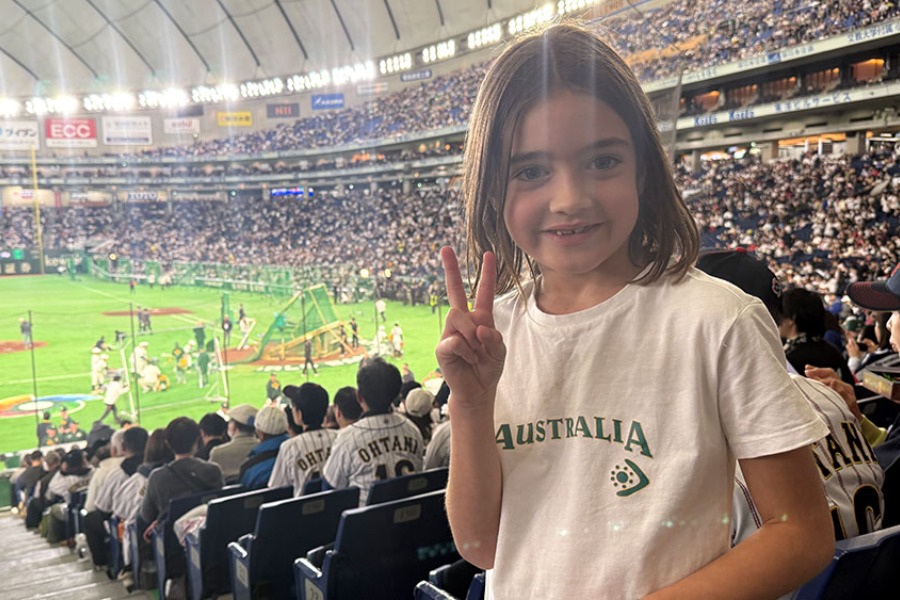 豪州代表ティム・ケネリーの長女フローレンスちゃん【写真提供：(C)PLM】
