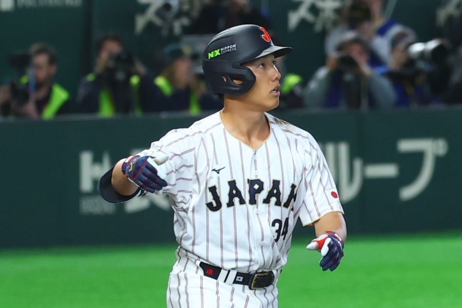 侍ジャパン・吉田正尚【写真：加治屋友輝】