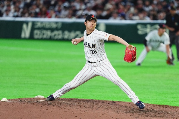 豪州戦で力投した侍ジャパン・種市篤暉【写真：小林靖】